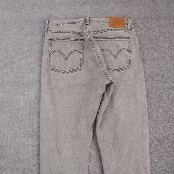 Levi's 501 Red Tab 26x28 Inseam 27 Gray Denim Jeans - Picture 12 of 13